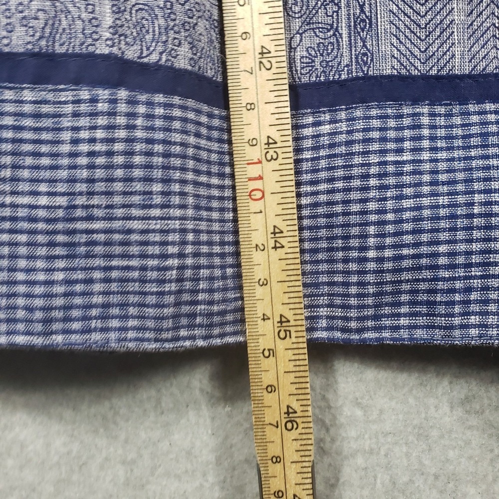 Dummy Shape Blue Patchwork Belted Midi Dress Xxl … - image 5